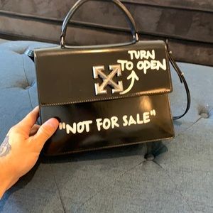 Off white jitney bag